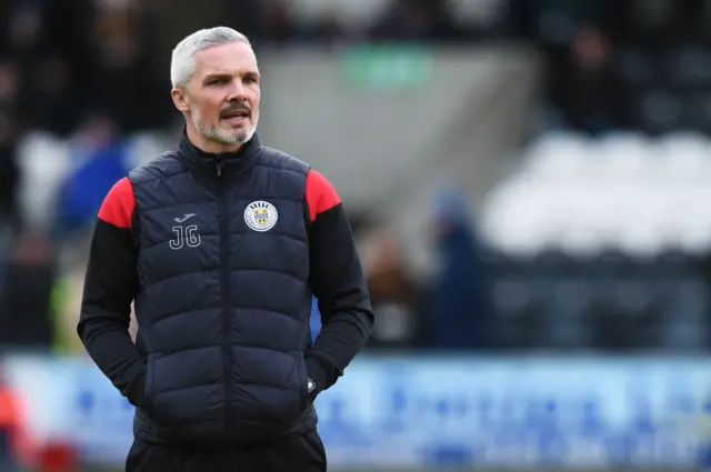 St Mirren boss Jim Goodwin