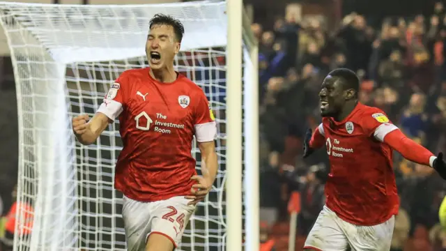 Barnsley celebrate