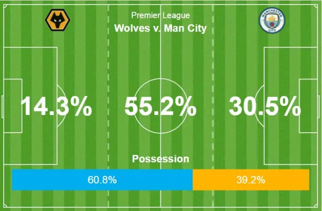 Wolves 0-1 Man City