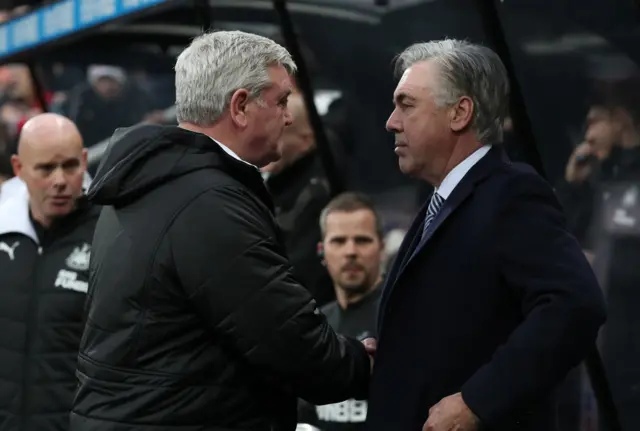 Carlo Ancelotti and Steve Bruce