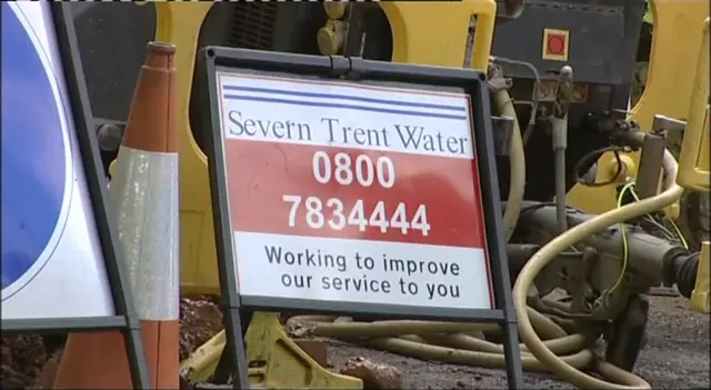 Severn Trent sign