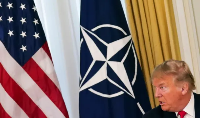 President Trump meets Nato Secretary General Jens Stoltenberg