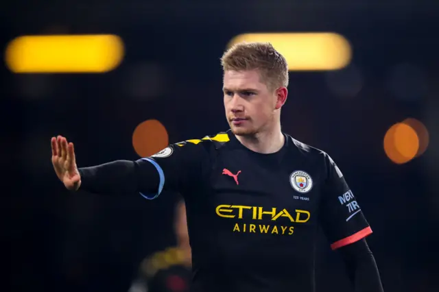 Manchester City's Kevin de Bruyne