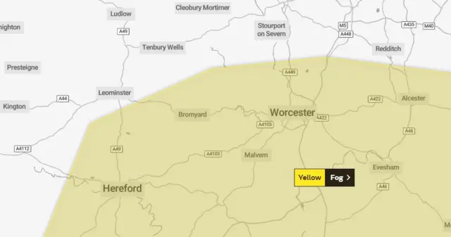 Weather warning