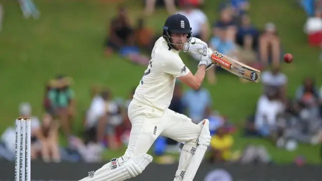 Sibley in action for England