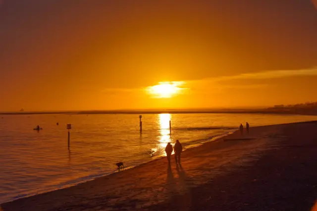 Sunrise at Cleethorpes Beach