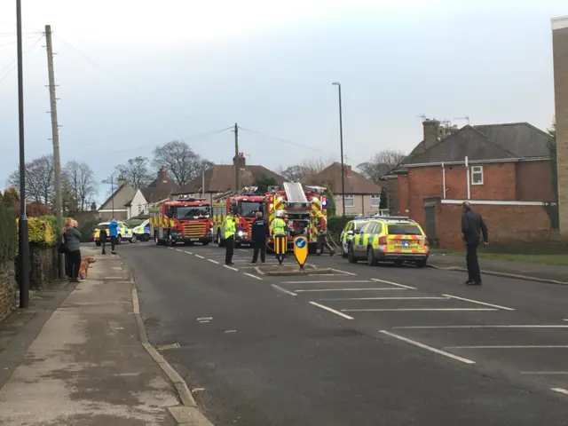 Fire in Highfield Lane, Chesterfield