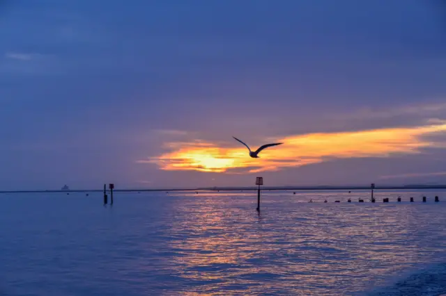 Sunrise at Cleethorpes Beach