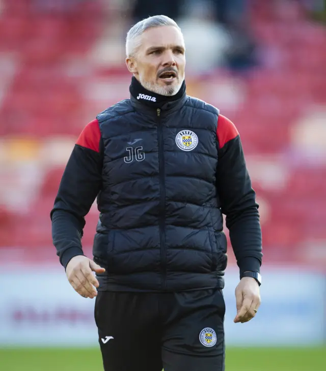 St Mirren boss Jim Goodwin