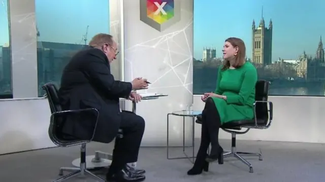 Andrew Neil and Jo Swinson