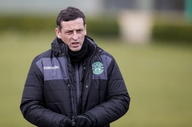 Hibs boss Jack Ross