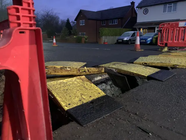 Roadworks on A511 Bardon Road