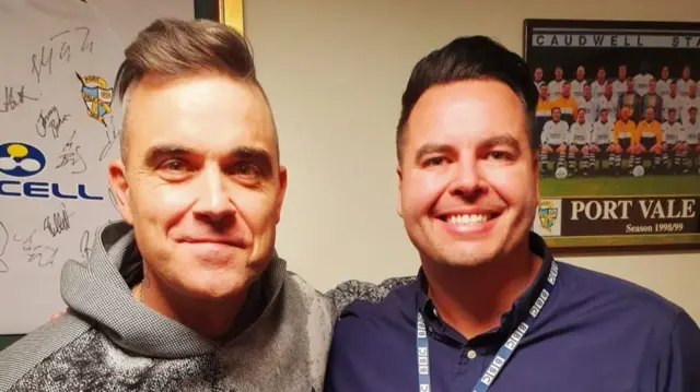 Robbie with John Acres