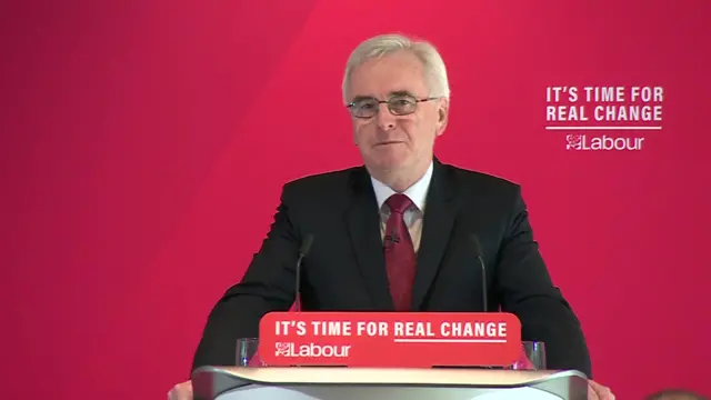 Labour shadow chancellor John McDonnell