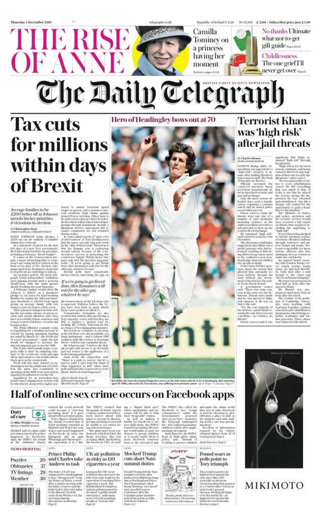 Daily Telegraph 5 December 2019