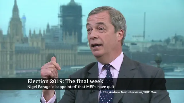 Nigel Farage being interviewed by Andrew Neil at Westminster - tune in tonight at 7pm on BBC One