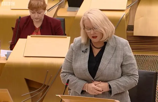 Equalities Minister Christina McKelvie