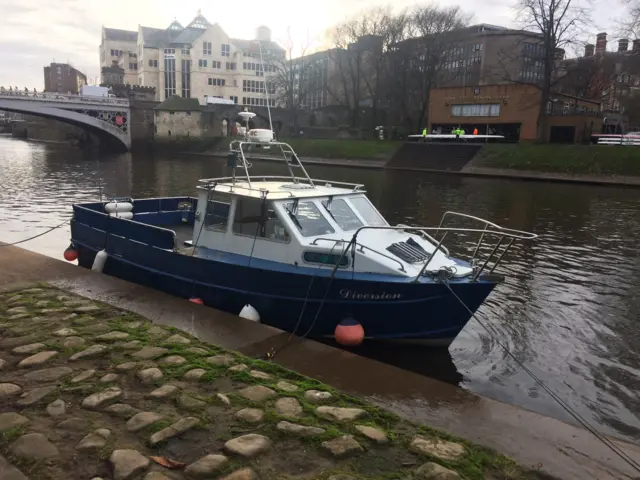 Boat on which bodies were found