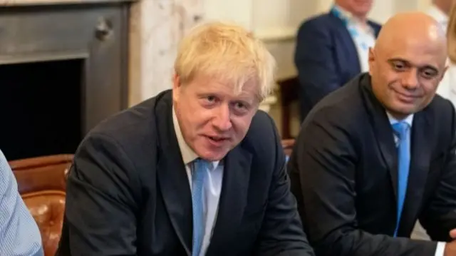 Boris Johnson and Sajid Javid