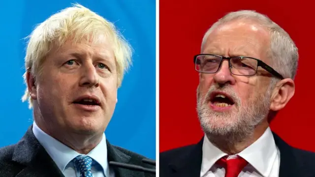 Boris Johnson and Jeremy Corbyn