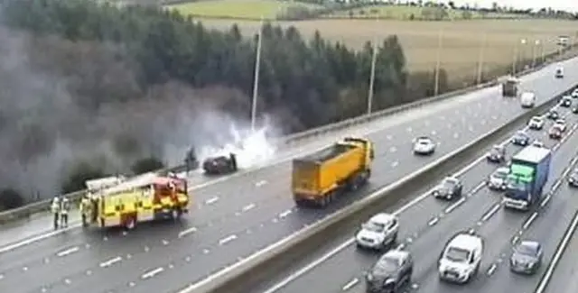 M1 car fire