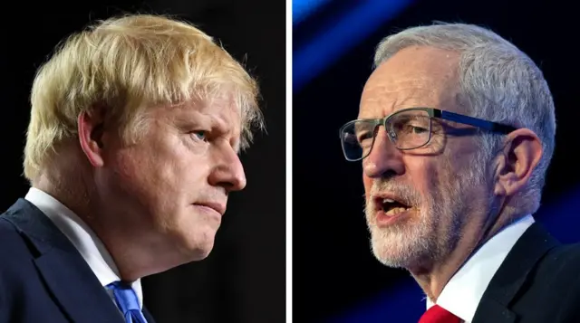 Boris Johnson and Jeremy Corbyn