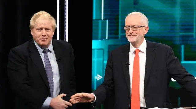 Boris Johnson and Jeremy Corbyn