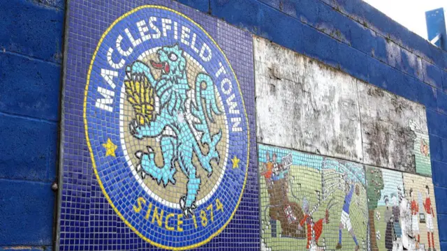 A mosaic at Macclesfield Town