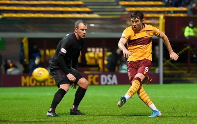 Chris Long breaks the deadlock at Fir Park