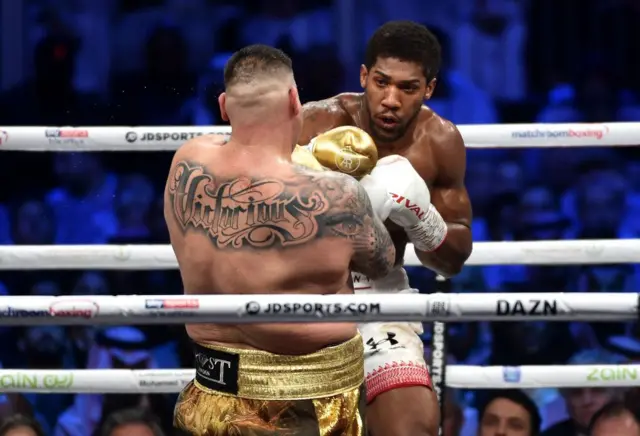 Anthony Joshua and Andy ruiz Jr