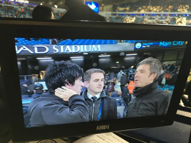 Noel Gallagher and Johnny Marr