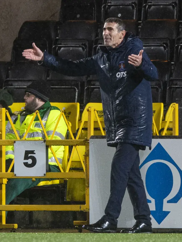 Kilmarnock boss Angelo Alessio