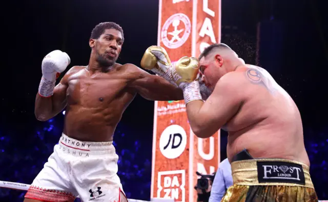 Anthony Joshua and Ruiz Jr