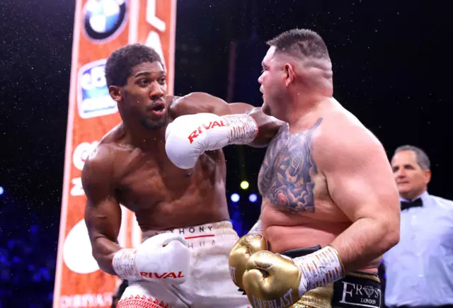 Anthony Joshua and Ruiz Jr