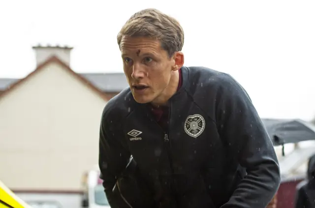 Hearts captain Christophe Berra