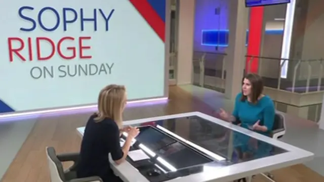 Sophy Ridge and Jo Swinson