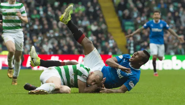 Scott Brown and Alfredo Morelos