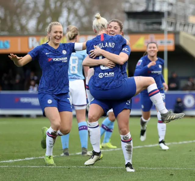 Chelsea celebrate