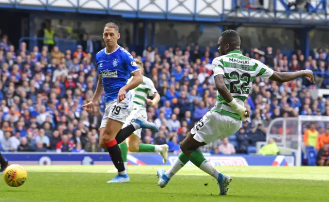 Odsonne Edouard fires Celtic in front at Ibrox