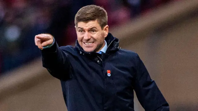 Rangers manager Steven Gerrard