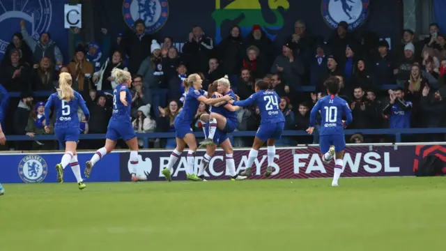 Chelsea celebrate