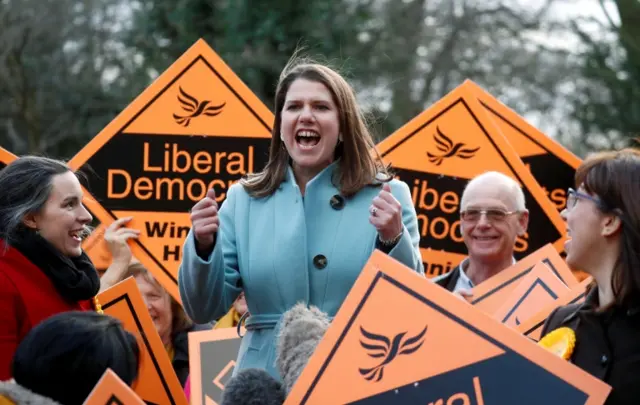 Jo Swinson in Sheffield