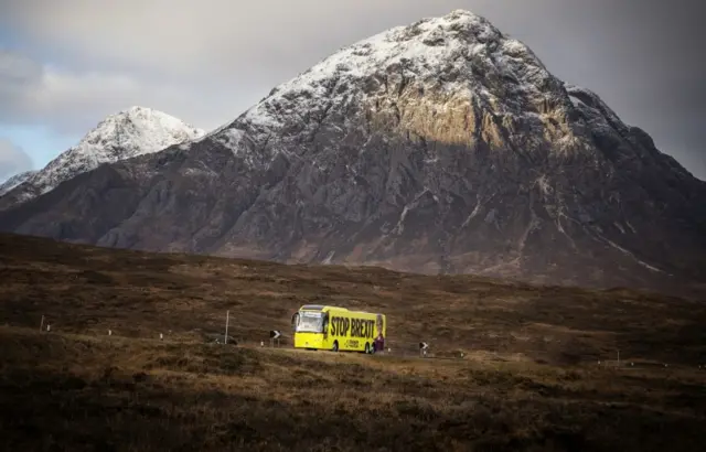 SNP bus in Glen Coe