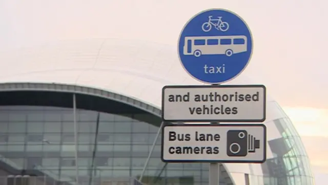 Gateshead bus lane