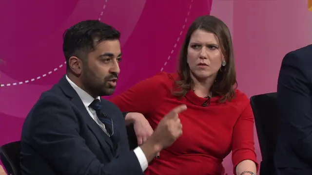 Humza Yousaf and Jo Swinson