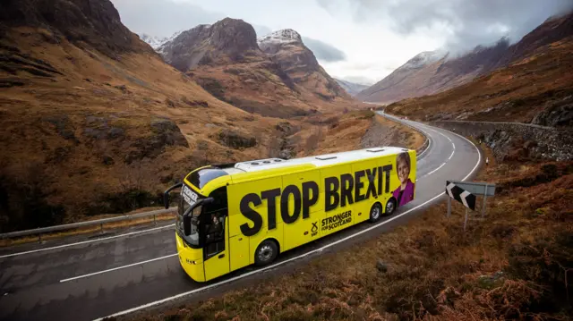 SNP bus in Glen Coe