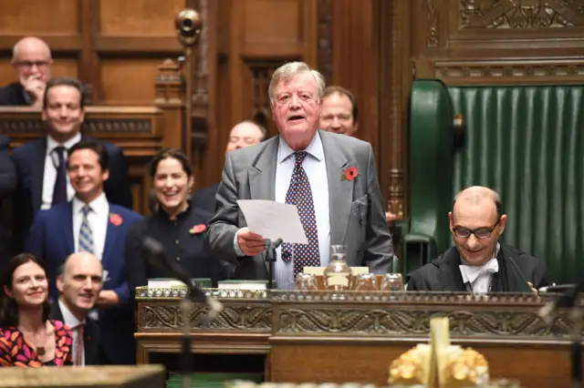 Ken Clarke in the House of Commons