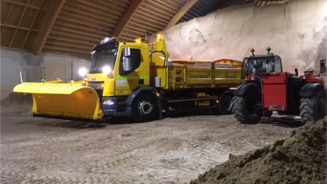 Snow at Charminster depot