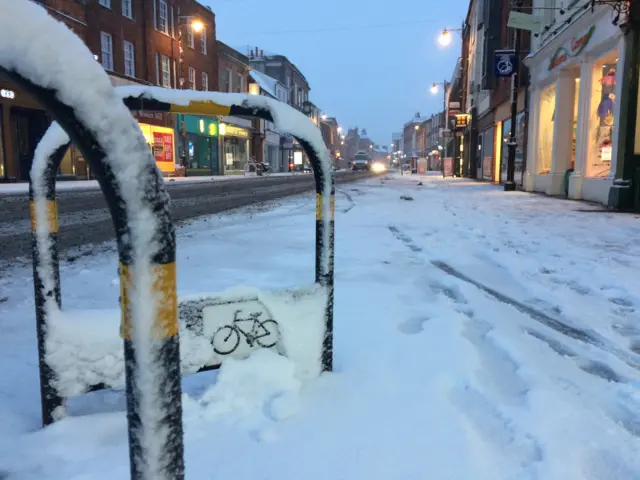 Snowy street