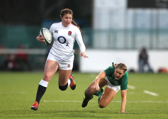 Jess Breach scores for England